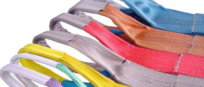 Cinta Sling Plana com Olhais Reforçados