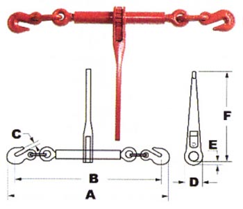 Tensionador de Corrente tipo Catraca